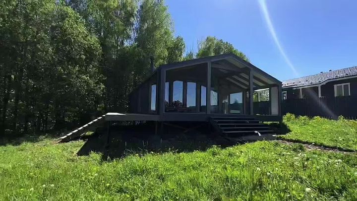 Кадр из видеообзора дома BlagoHouse