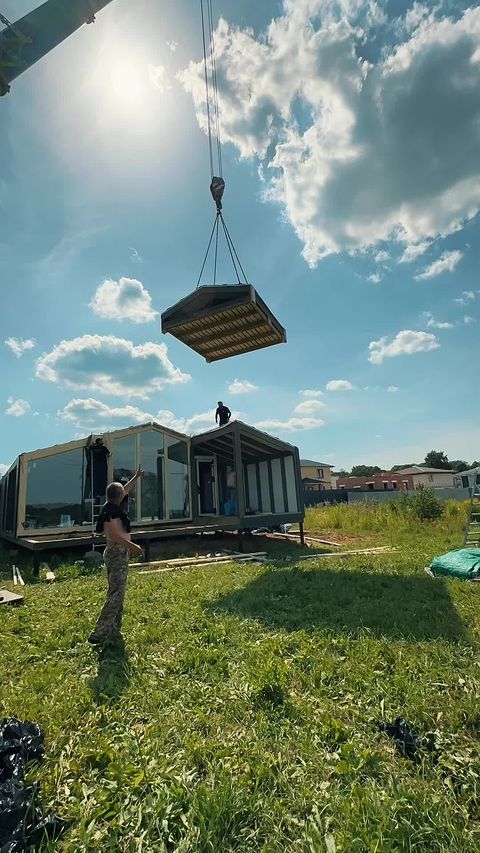 Кадр из видеообзора дома BlagoHouse